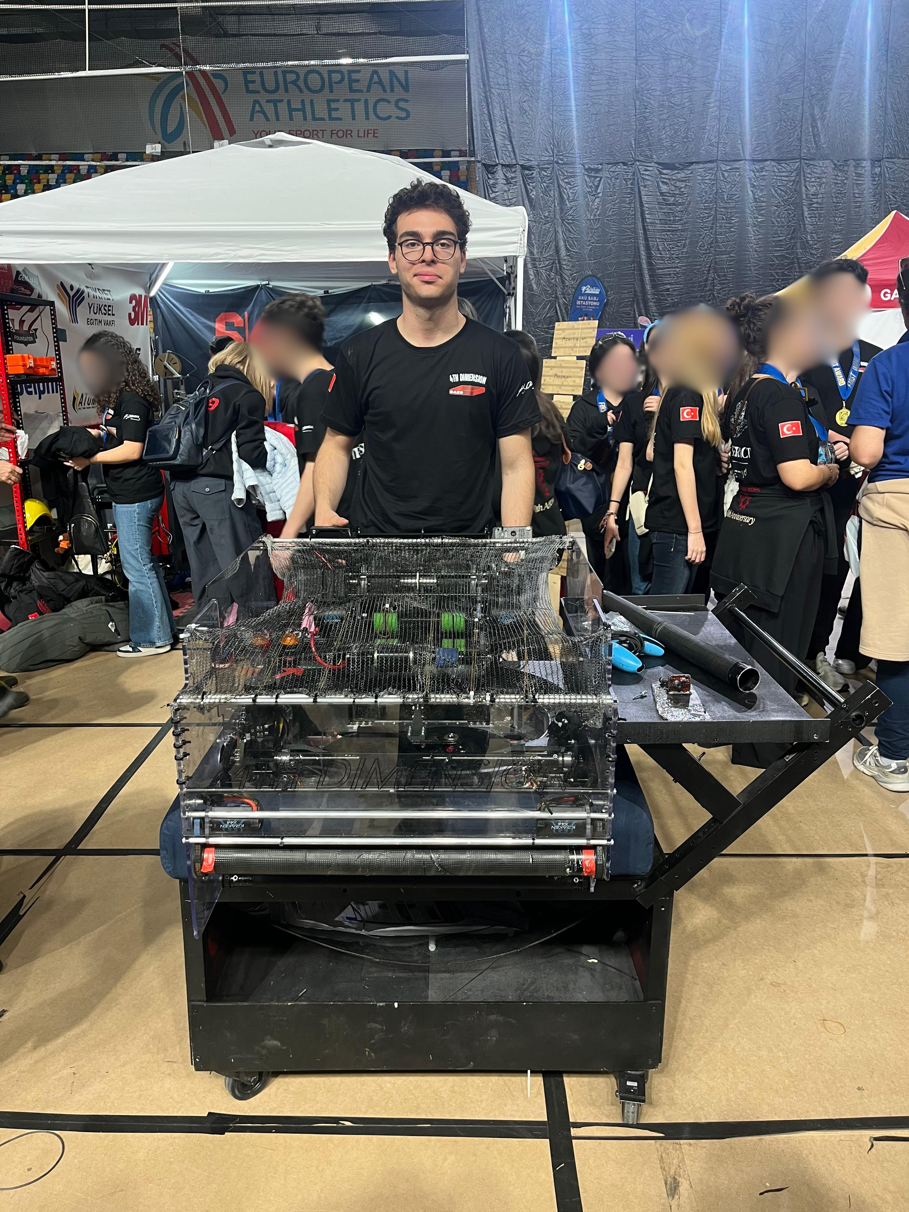 Student thinking about engineering